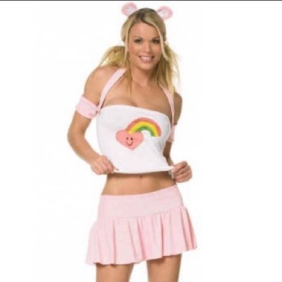 Leg Avenue Other - CUDDLY BEAR PINK 3PC COSTUME ADULT SIZE SMALL
